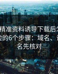 被99tk精准资料诱导下载后怎么办？手机自检的6个步骤：域名、证书、签名先核对